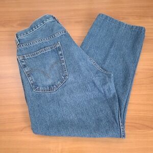 Levi's 505 Jeans Men  Blue Denim Regular Fit Straight Sz‎ 34x25